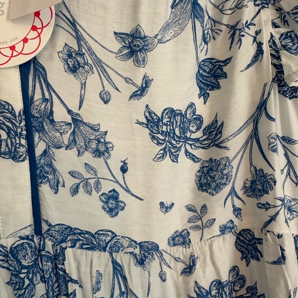 Umgee Blue Floral Sleeveless -  Dress Size M NWT - Picture 3 of 4